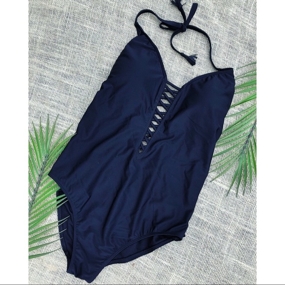 Hollister Other - Hollister One Piece Plunge Swim Bikini NWT Large